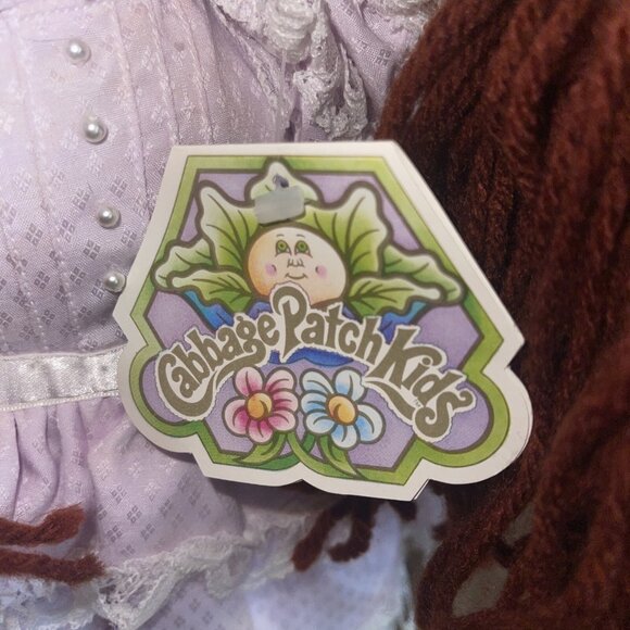 Cabbage Patch Kids Porcelain Collection Doll With Dress & Certificate Of Authent - Picture 3 of 16
